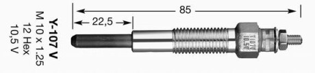 Свічка розжарювання NGK 6628