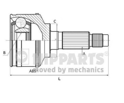 Фото шРУС NIPPARTS J2820914 ШРУС NIPPARTS J2820914