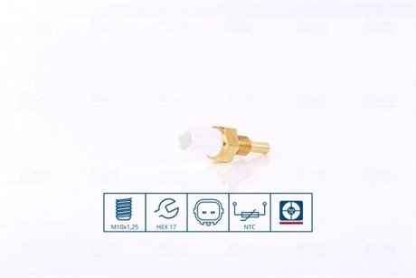 HONDA датчик температури води Accord 03-,Civic 00-,CR-V 02-,FR-V 05-, Jazz -02. NISSENS 207066