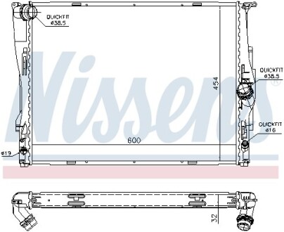 Радiатор NISSENS 60786A