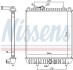Радіатор двигуна NISSENS 630787 (фото 1)