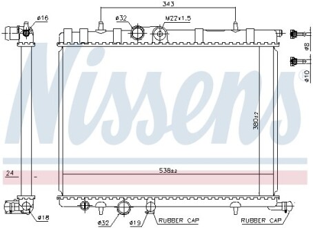 Радiатор NISSENS 63502A (фото 1)