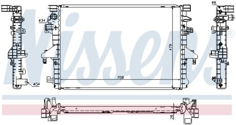 Радiатор NISSENS 65285