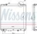 Радіатор охолоджування NISSENS 66773 (фото 1)