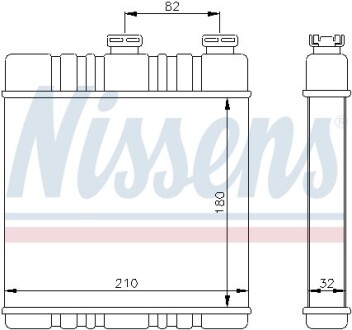 Радіатор опалення NISSENS 72660