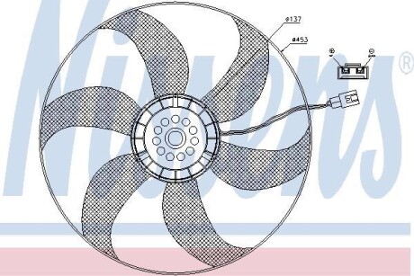 Вентилятор радіатора NISSENS 85403