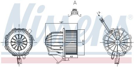 Вентилятор салона NISSENS 87428