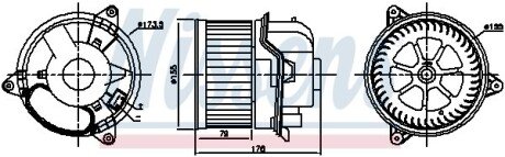 Вентилятор салону NISSENS 87784