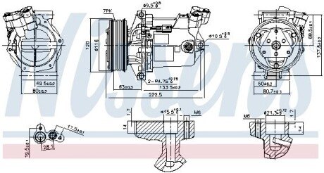 Компресор кондиціонера First Fit NISSENS 890042 (фото 1)