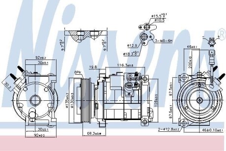 Компресор кондиціонера NISSENS 890152