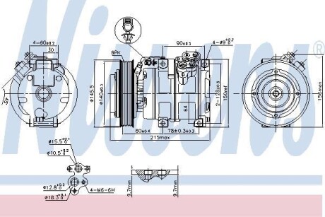Компресор кондиціонера NISSENS 890166