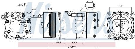 Компресор кондиціонера First Fit NISSENS 89032