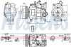 AUDI Компресор кондиціонера A4 B6 2.5 00-, A4 B7 2.5 04-, A6 C5 2.5 TDI 97- NISSENS 89049 (фото 5)