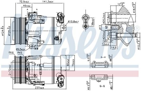 Компресор кондиціонера NISSENS 89393