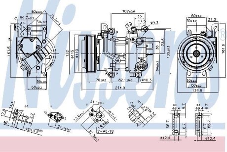 Компресор кондиціонера NISSENS 89528