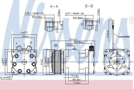 Компресор кондиціонера NISSENS 89632