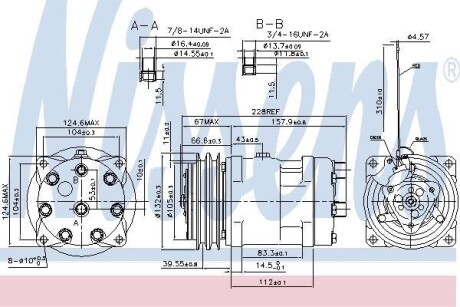 Компресор кондиціонера NISSENS 89636