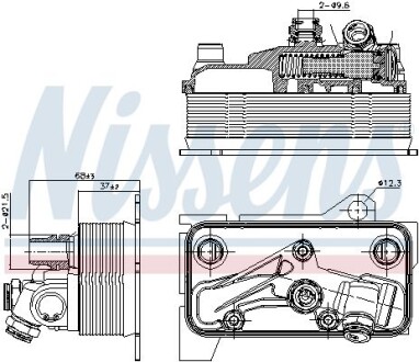 Охолоджувач мастила NISSENS 90870