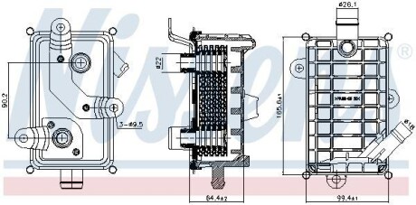 Охолоджувач мастила NISSENS 90895