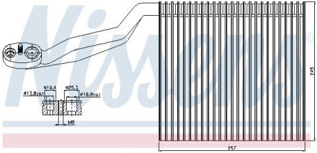 Випарювач кондиціонера NISSENS 92294