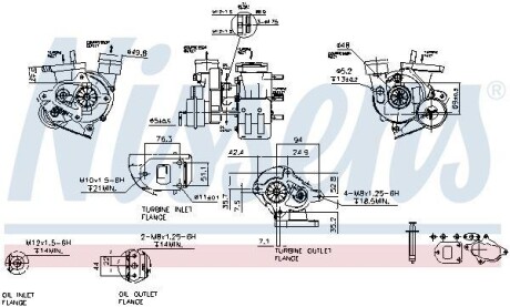 Турбокомпресор First Fit NISSENS 93027