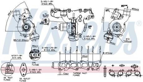 CADILLAC Турбіна BLS 1.9 D 06-, OPEL, FIAT, SAAB NISSENS 93131