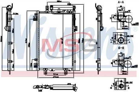 Радіатор кондиціонера First Fit NISSENS 940833