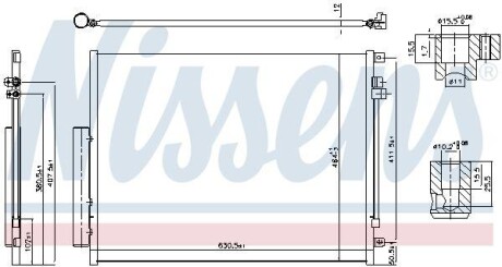 Радіатор кондиціонера NISSENS 941065