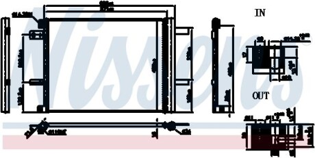 Радіатор кондиціонера First Fit NISSENS 941090