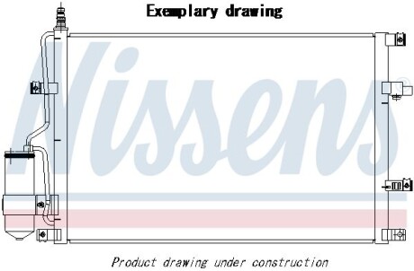 Радіатор кондиціонера NISSENS 941219