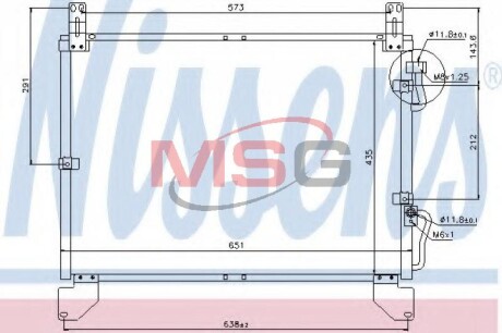 Конденсатор без хладогену NISSENS 94861