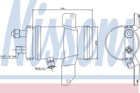 Осушувач кондиціонера NISSENS 95049