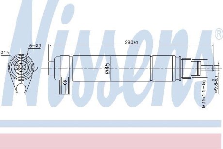 Осушувач кондиціонера NISSENS 95346