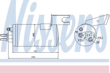 Осушувач кондиціонера NISSENS 95368