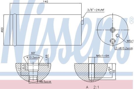 Осушувач кондиціонера NISSENS 95405