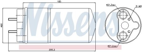 Осушувач кондицiонера NISSENS 95462