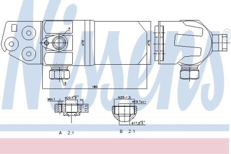Осушувач кондиціонера NISSENS 95472