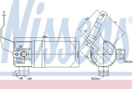 Осушувач кондиціонера NISSENS 95552
