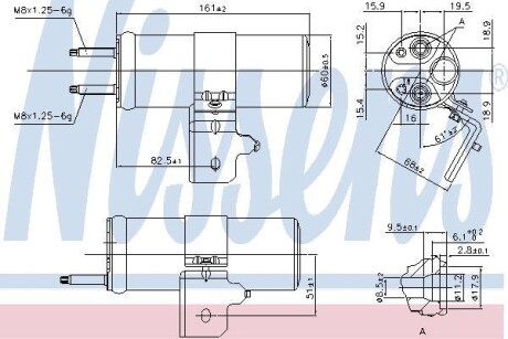Осушувач кондиціонера NISSENS 95568