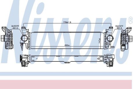 Інтеркулер NISSENS 96016