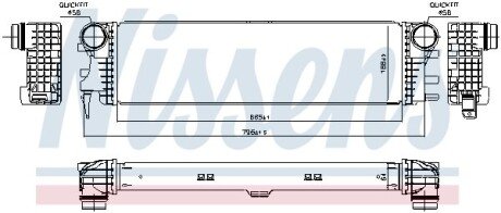 Інтеркулер MERCEDES V-Series 2.2D 14- NISSENS 96017