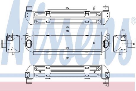 Інтеркулер NISSENS 96243