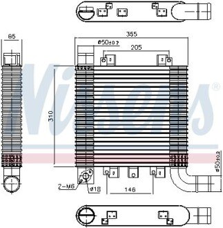 Інтеркулер HYUNDAI SANTA FE 2.2 CRDI (2005-) NISSENS 96366