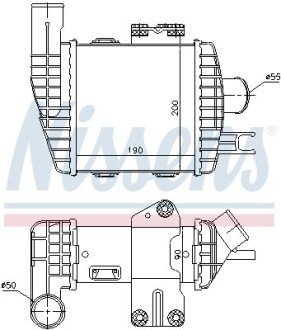 Радіатор наддуву NISSENS 96661