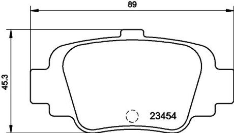 Колодки гальмівні дискові задні Nissan Micra 1.0, 1.3 (92-00) NISSHINBO NP2066 (фото 1)