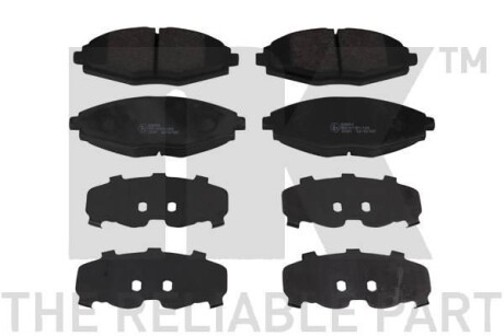 Гальмівні дискові колодки, комплект NK 225004