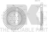Диск гальмівний невентильований NK 312276 (фото 3)