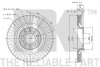 Диск гальмівний невентильований NK 3147107 (фото 3)