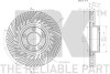 Диск гальмівний невентильований NK 3147151 (фото 3)