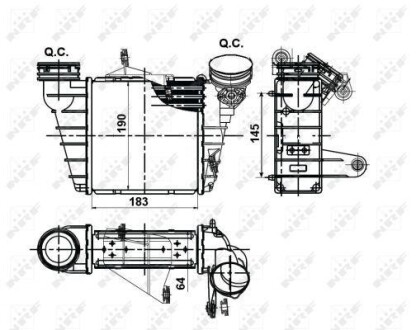 Інтеркулер NRF 30476